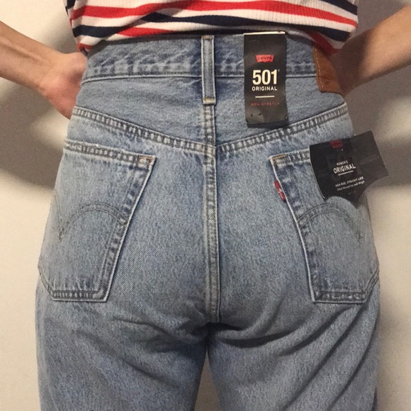 Levi’s Non-Stretch High Rise Straight Leg 501 - Picture 6 of 8